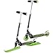 ANBO Ski Skooter, 2 en1 Pliable Snow Sled Ski Scooter Snowboard Kick-Scooter Réglable Snowboard Kick-Scooter pour Filles et garçons
