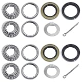 GREPSPUD 2Sets for 1-1/16'' Axle Trailer Hub Bearings Kits, L44649/L44610 Bearings...