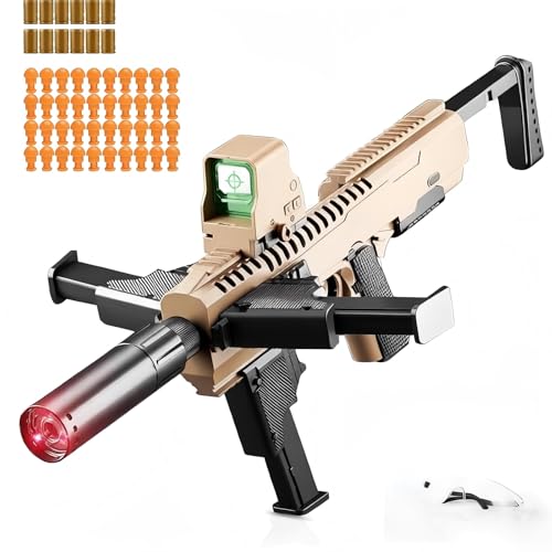 SK MISS Pistolet Jouet, avec Trois Chargeurs, Flash Lors du Tir, Pistolet Jouet pour Les Plus De 14+ Ans Et Les Adultes, Blaster Jouet en Mousse