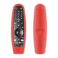 NSGJUYT Dauerhafte Fernbedienungsfälle für LG Smart TV-Fernseher an-MR600 Magic Smart OLED-TV-Schutz-Silikonabdeckungen (Color : Red)