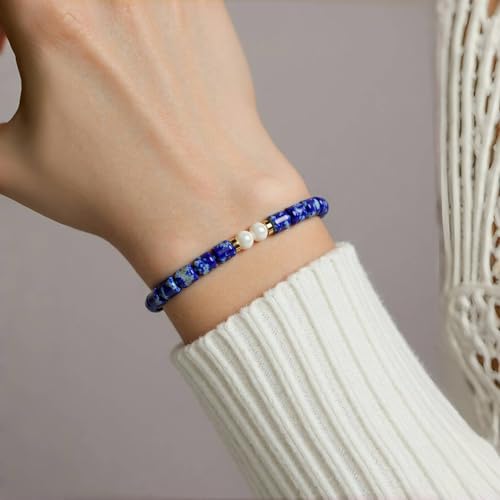 lapis lazuli bracelet with mens beaded braceletsmens and amethyst bracelett, 14k gold beads, white shell beads, natural gemstones, bohemian style unisex ring, beaded bracelets for women3