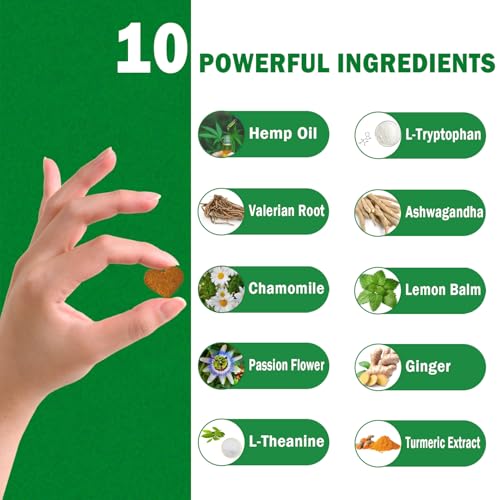 Thrivepet TP-001 Hemp Calming Chews For Dogs - 120 Count | Duck Flavor - Puppy Dog Calming Treats Supplement thumb #3