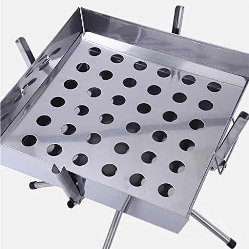 Gril de barbecue portable avec conception fendue pour un rangement facile - 7