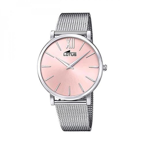 Montre femme Lotus 18728/2 en acier inoxydable argenté avec mouvement à quartz
