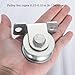 SHINICO Cable Pulley 48mm Wheel Wall Mount, Bearings Inside, Stainless Steel Rope Pulley for Pulley System, Sliding Gate, Load 1100 LB, 1Pcs