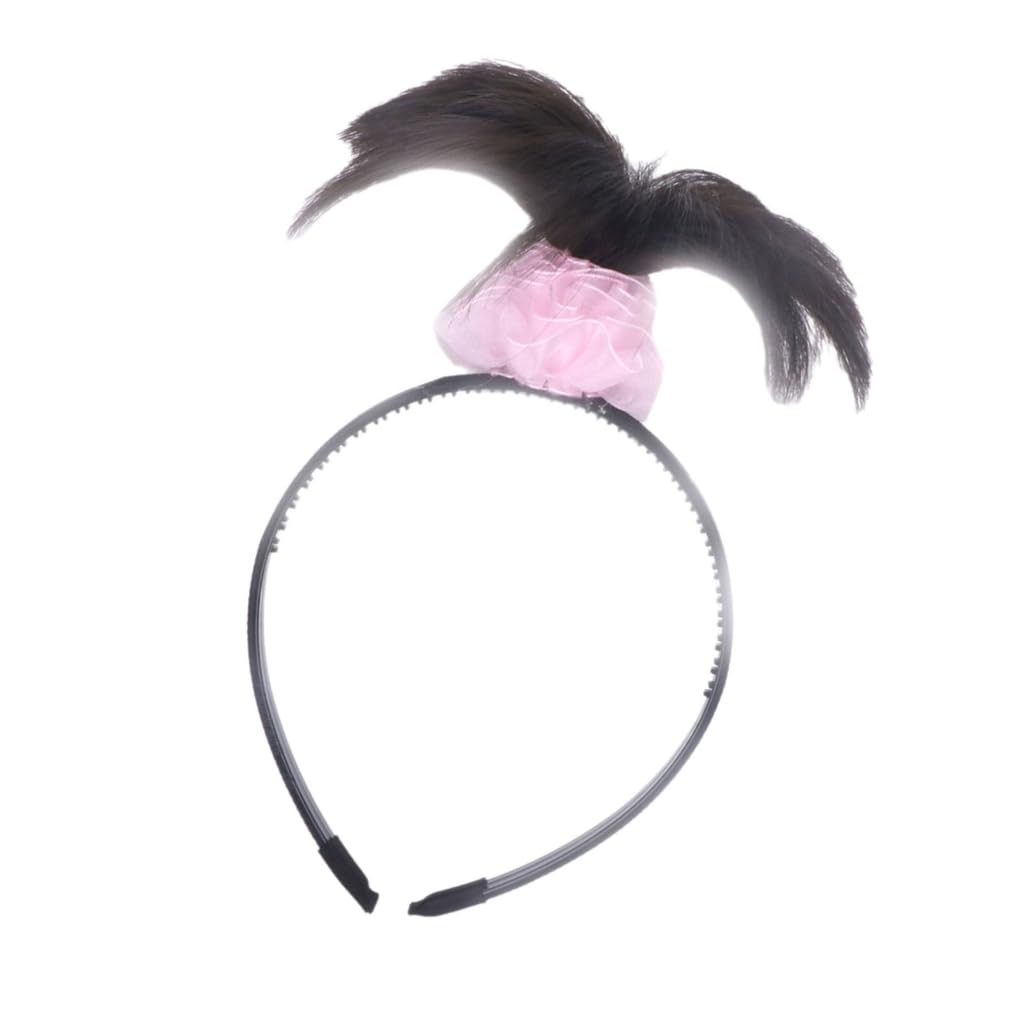 Vdaxvme Delicate Butterfly Bows Wigs Braids For Little Girls Hair Accessories For School Event And Birthday Parties