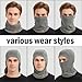 Meilzer Winter Balaclava Ski Mask for Men Women - Windproof Thermal Face Mask for Snowboard Cycling Running for Cold Weather (US, Alpha, One Size, Orange)