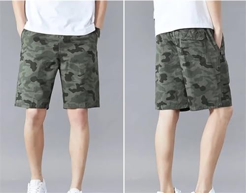 Short décontracté imprimé avec taille élastique 4XL confortable - 4