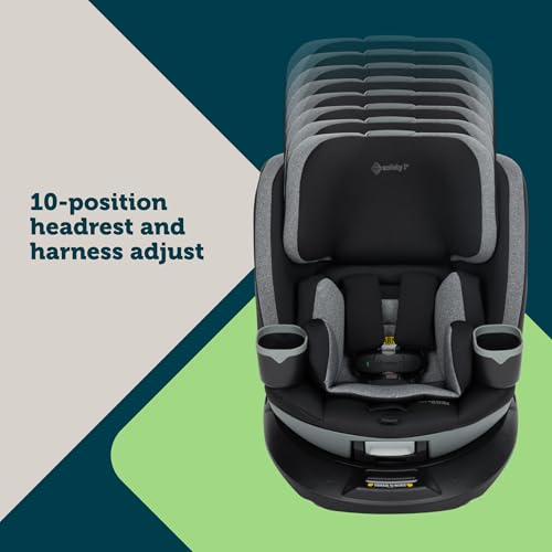 Safety 1st Turn and Go 360 DLX Rotating All-in-One Convertible Car Seat, Sand Bucket