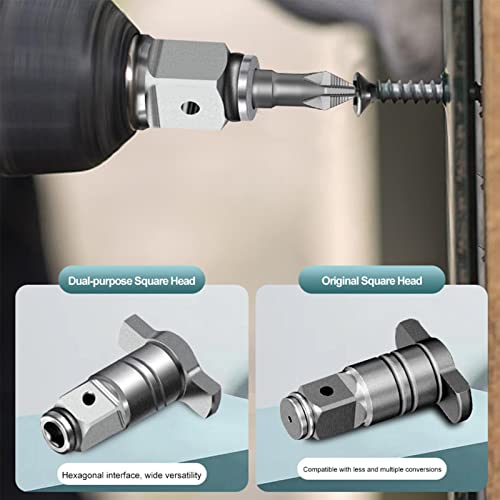 2 Eixo da impacto,Eixo quadrado dupla finalida- Cabeça conversão eixo chave durável em forma T sem e