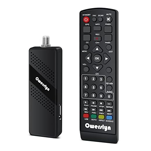 2023 Newest Digital Converter Box for TV, OWERSLYN [ATSC Tuner Hidden Behind TV], TV Recording&Playback, USB Media Player, Analog to Digital, TV Tuner with 1080P HDMI/AV Output, Timer Setting