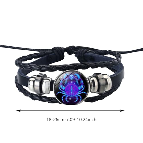 Spirilet Bracelet Zodiac Manifestation Bracelet Unisex Multilayer Adjustable Guardian 12 Constellations Bangles2