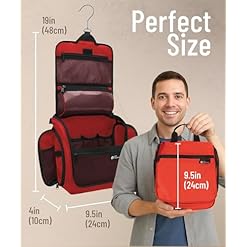 DD Hanging Travel Toiletry Bag for MenWomen Large Storage for Cosmetics Makeup Toiletries