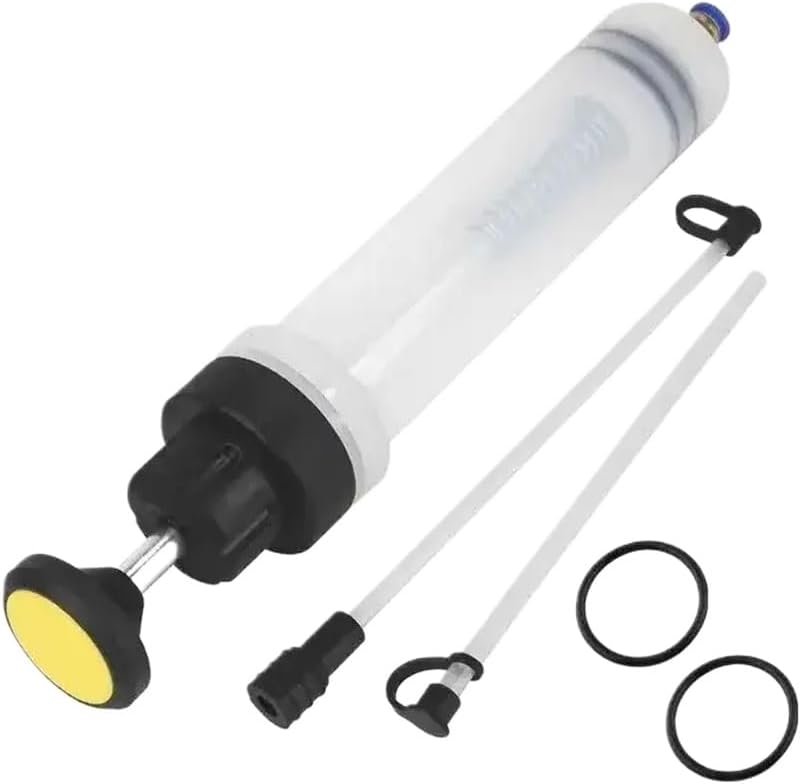 Tangerine 1. 5L Oil Fluid Extractor Pump for Automotive Oil Change Fuel Transfer Bottle Filling Hand Tool Compatible with Standard Fluid Extractors(200ml)