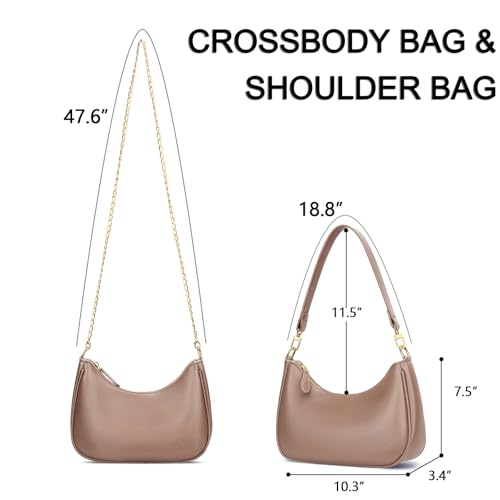 Image of KKXIU Shoulder Bag for Women Cute Hobo Purses and Handbags Retro Clutch Underarm Purse | Cute