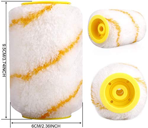 1 Set of 5 Pieces Clean- Paint Roller Brush, Multifunctional Hand-held Clean-Cut Paint Edger Roller Brush Portable Tool for Home Office Room Wall Ceilings - Thumbnail 2