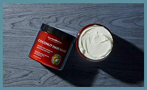Coconut Hair Mask For Hair Growth And Volume - Infused With Argan Oil - Moisturizing And Deep Conditioning Dry Hair Treatment - Fights Breakages And Split Ends – Helps Restore Damaged Hair - 16 Oz #TOP3