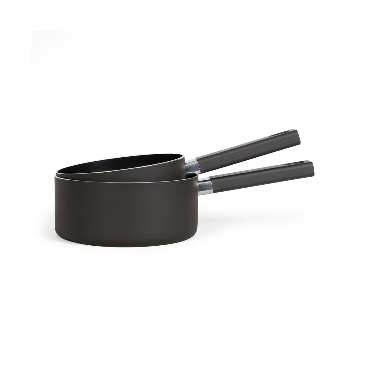 Livoo - Set of 2 saucepans MEP154N - PFOA-Free, PFOS-Free, All Heat Sources Including Induction