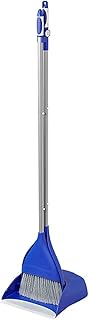 APT Kehrset Besen und Kehrschaufel mit langem Stiel, platzsparende Camping Kehrgarnitur für Wohnmobil