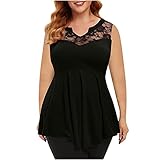 Gedruckte Wickelbluse Damen Große Größen Elegante Sexy Oberteile mit Blumen Muster Lässige Tunika Kurzarm mit Gurtel Shirts 50 48 46 Boho Hippie Kimono Tunika Freizeit