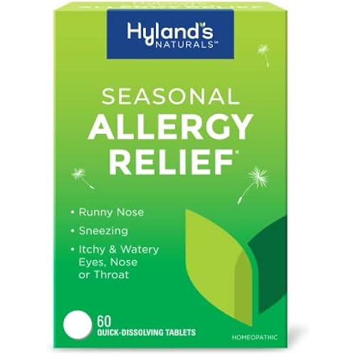 Hyland's Allergy Relief, Non-Drowsy Indoor & Outdoor Allergen Symptoms 60ct