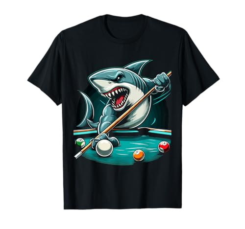 Pool Shark Funny Pool Player Billar Billar Bola 8 Camiseta