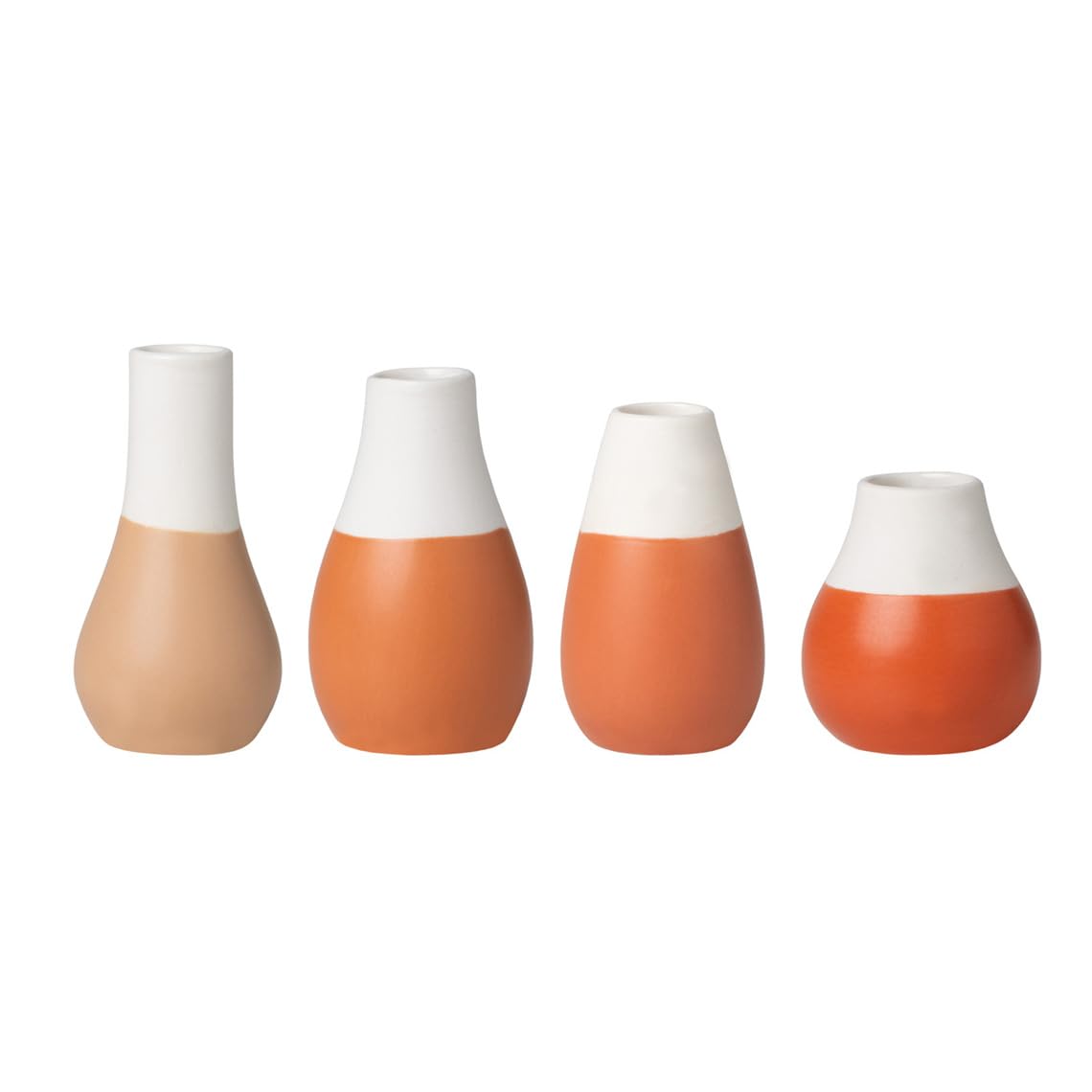 Räder Orange Unknown Mini Pastel Vases Set Of 4 Decorative Vases Design