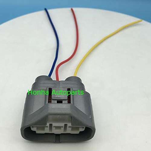 Davitu Cables, Adapters & Sockets - 2/5/10/20pcs 3 pin Inline-Hybrid auto waterproof electric cable plug connector 6189-0588with wire or without wire - (Color Name: 5pcs with wire)