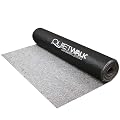 MP Global Products QW360LV QuietWalk 360 Sq Ft Acoustical Underlayment with Vapor Barrier for Luxury Vinyl Flooring, Black