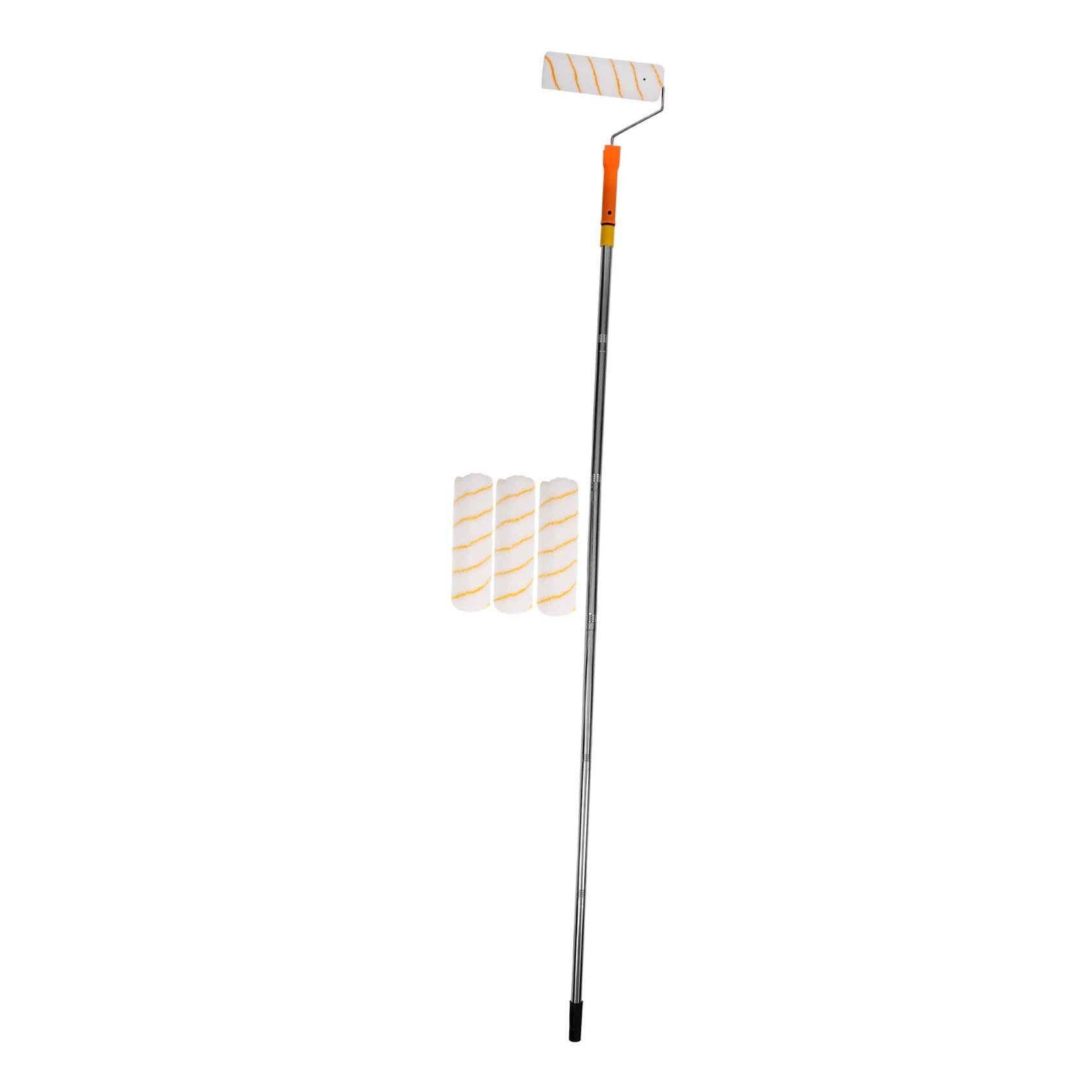 Teles Farbroller-Set mit Edelstahlgriff, präzises Kanten- und Eckzubehör für einfache Reinigung, vielseitig einsetzbar an Wänden und Wänden, ideal für alle Farben