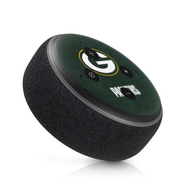 Skinit Decal Audio Skin Compatible with Amazon Echo Dot 3 - Officially Licensed NFL Green Bay Packers Distressed Design