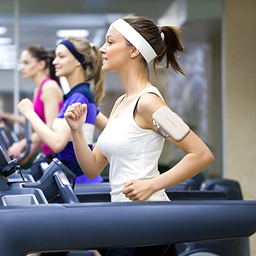 Braçadeira para celular,Braçadeira silenciosa para celular com zíper duplo | corrida esportiva à pro