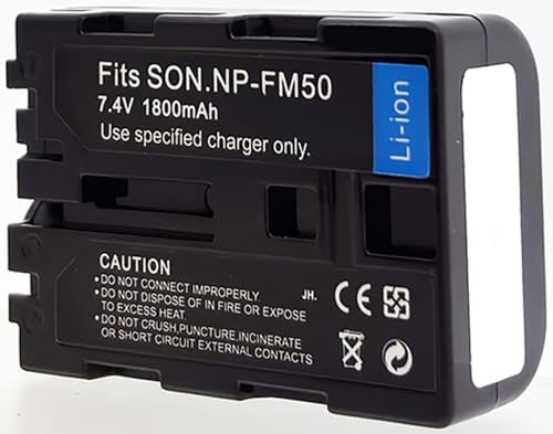 Batería NP-FM55H compatible ideal para fotografía de viajes y largas jornadas en exteriores