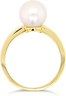 Olivia & Pearl Silver & Gold Pearl Rings for Women | Elegant