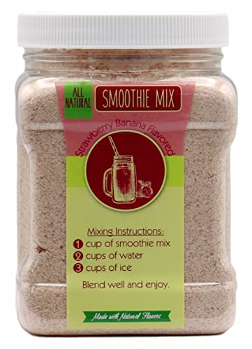 Strawberry Banana Smoothie Mix ~ 1.5 Lb Container