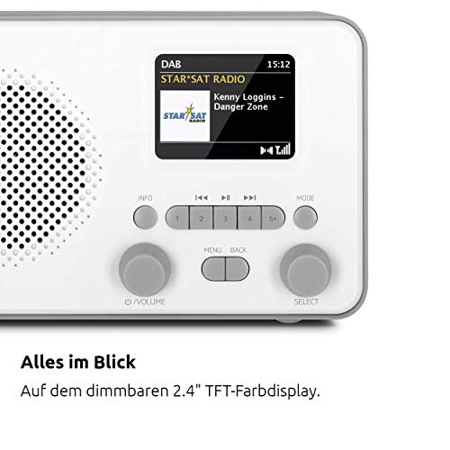 TechniSat TECHNIRADIO 6 IR – portables Internetradio (DAB+, UKW, WLAN, Bluetooth, Farbdisplay,...