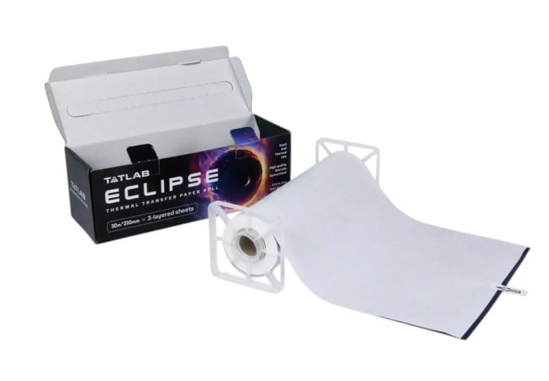 Eclipse Tattoo-Schablonenpapier – 2,5 m Rolle – dickes, langlebiges violettes Carbon für glatte Schablonenübertragungen