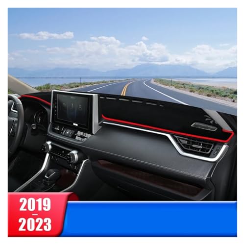 Alfombrilla salpicadero para Toyota RAV4 2019-2024 protector instrumentos 2