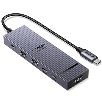 UGREEN Revodok Pro USB-C Hub 6 in 1 10Gbps 4K 60Hz HDMI