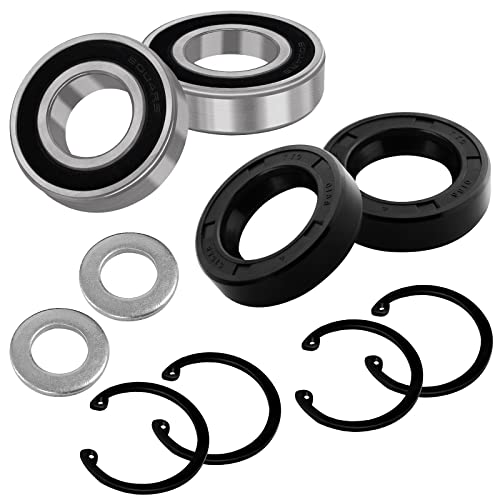 Ilskw Golf Cart Rear Axle Bearing & Seal Washers Kit For Ezgo Txt Rxv Marathon Medalist 1978-Up Electric Golf Cart, Oem # 611931 15112-G1 15112G1 70181-G01 70181G01 620343 #TOP16