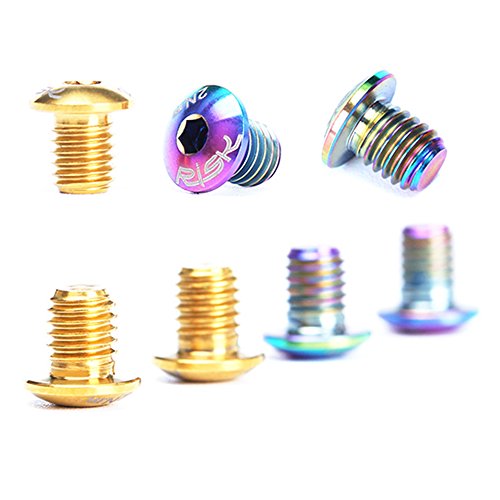 Parafuso, Romacci 4 PCS TC4 Titânio Parafusos do Cilindro do Freio Hidráulico da Bicicleta Parafuso