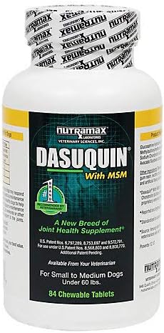 Dasuquin MSM Chewable Tablets Small/Med Dogs 84ct