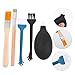 BRIGHTFUFU 2sets Headphone Cleaning Kit Brushes Air Blower Practical Electronic Cleaning Tool for Headphones Phones Laptops