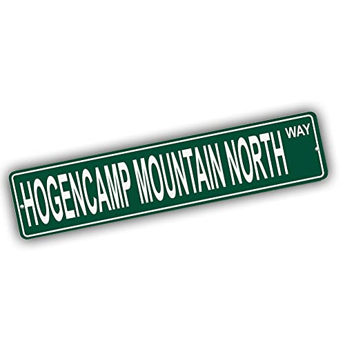 Brotherhood Aluminum Street Sign for Hogencamp Mountain North - Wall Decor