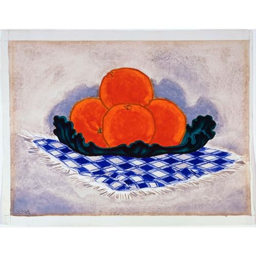 Impression sur toile grand format Oscar Bluemner Oranges
