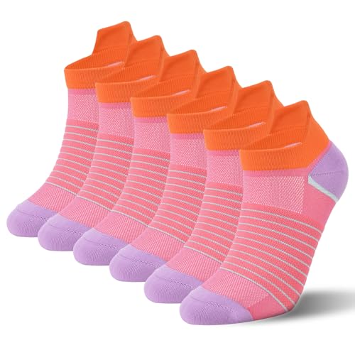 Compression Sport Running Socks For Women Men Seamless Cushion Ankle Socks Plantar Fasciitis Neuropathy Socks 3 Pairs