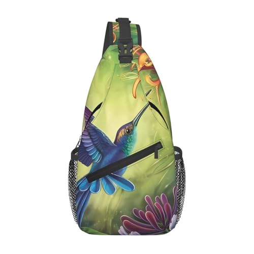 Sac à bandoulière colibri homme motif original et durable