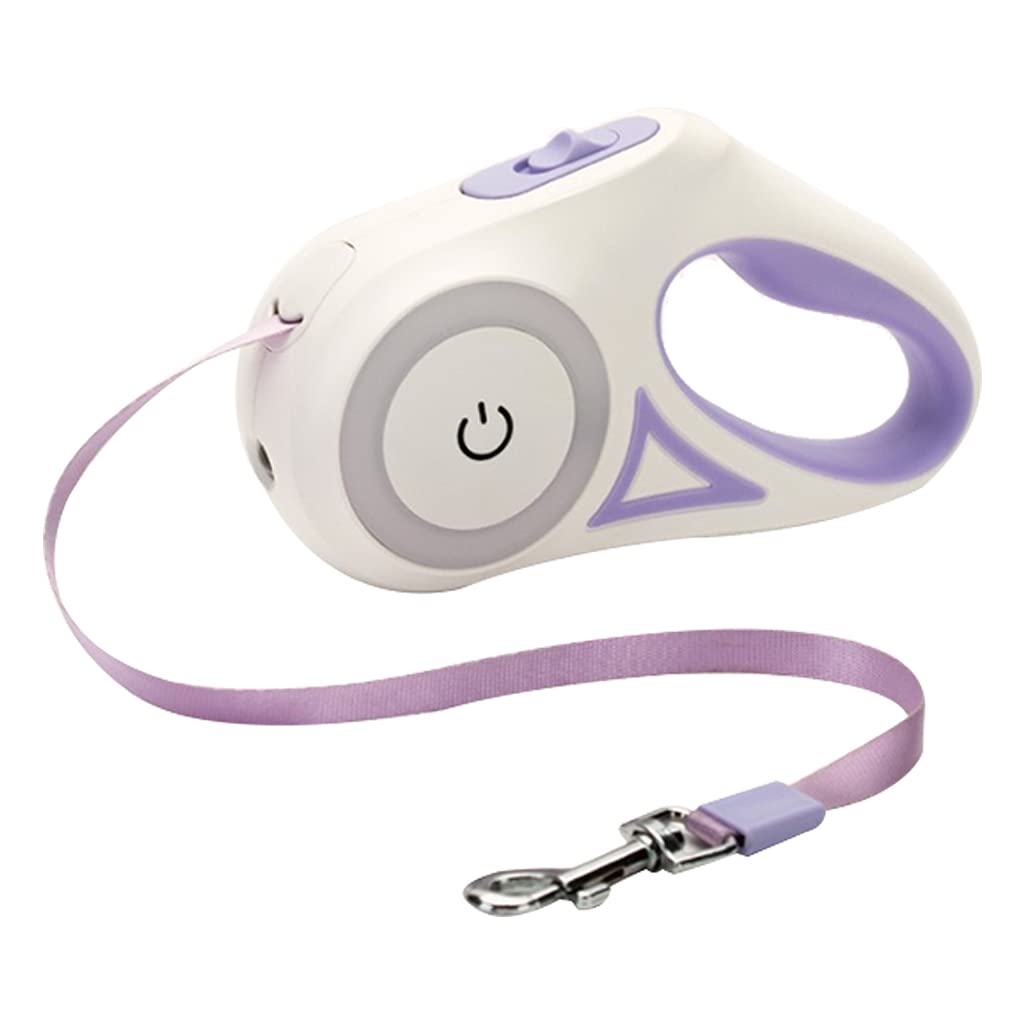 Laisse pour chien automatique lumineuse pour ne plus glisser pendant les balades