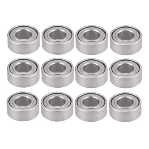 Roulements RC pour WPL C14 C24 MN D90 MN99S - 12 Pièces Métal 3x6x2 mm