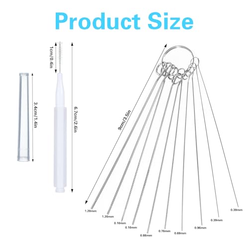 20Pcs Shower Cleaning Brush, Shower Head Cleaning Brush for Small Hole Shower Head Cleaner Picks, Multiple Shower Head Cleaner Tool for Hole Household Bathroom, Small Cleaning Brushes - Image 2